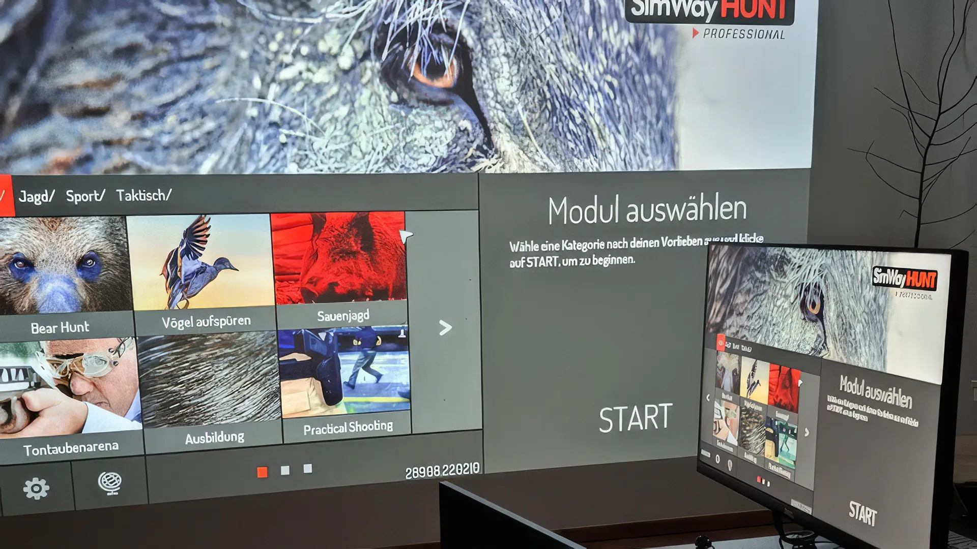 SimWay hunting simulator installation