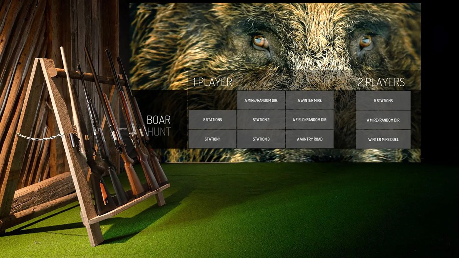 SimWay hunting simulator installation